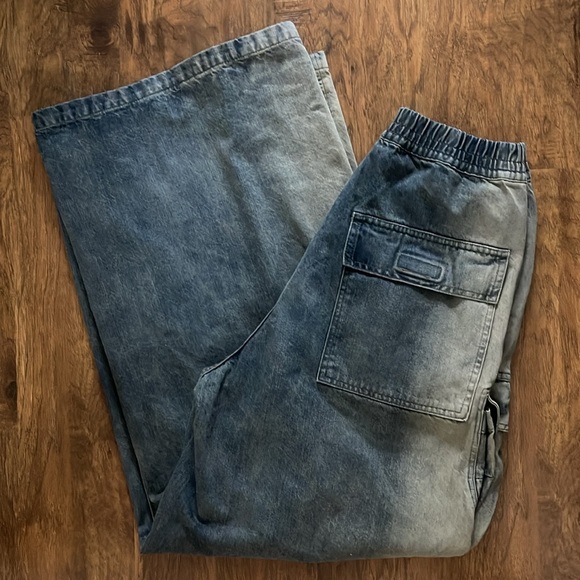 Rick Owens DRKSHDW 2023 wide leg cargo jeans - Picture 14 of 14